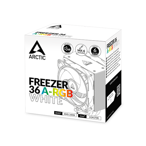 პროცესორის გაგრილება - Arctic Freezer 36 ARGB White