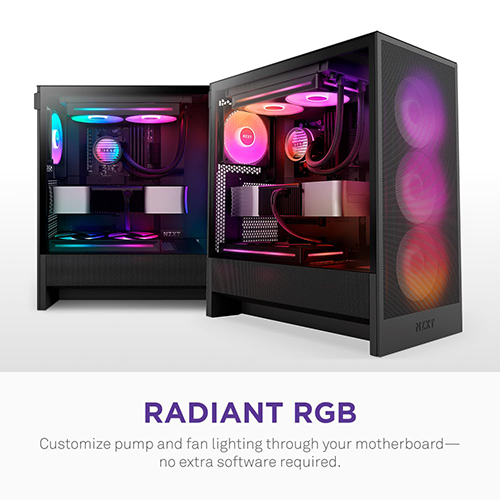 პროცესორის წყლის გაგრილება - NZXT Kraken Core 360 mm ARGB Black