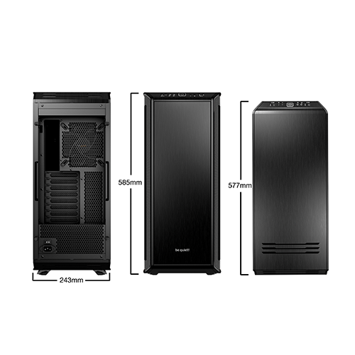 ქეისი - Be Quiet Base 900 Black BG011 - 3x140 Fan