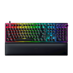 მექანიკური კლავიატურა - Razer Huntsman V2 RGB 108key Red Switch USB EN Black