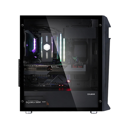 ქეისი - Zalman Z1 Plus Black - 3x120 Fan