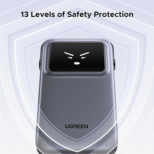 Power Bank - Ugreen PB511 Uno 10 000 mAh Wireless Charger Grey