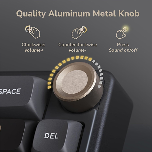 მექანიკური კლავიატურა - Royal Kludge RK R65 Chartreuse Switch Phantom