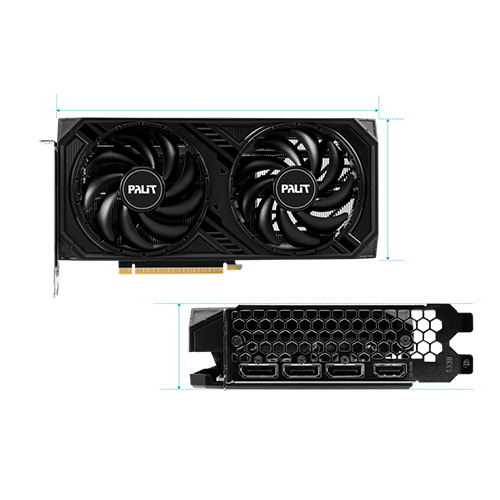 ვიდეობარათი - Palit RTX 4060 Ti 8 GB Dual