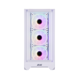ქეისი + პულტი - 2E Gaming Dominator Pro G2320W White - 4x120 Fan ARGB
