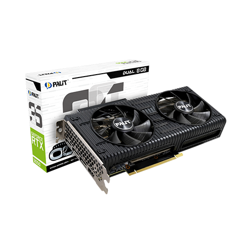 ვიდეობარათი - Palit RTX 3050 8 GB Dual Oc