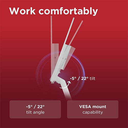 მონიტორი - Lenovo  L27i-4B - 27 Inch / FHD / IPS / 100 Hz / 4 Ms