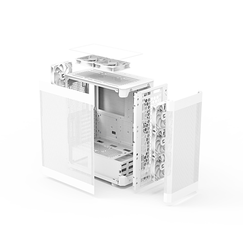 Case - Zalman I4 White - 6x120 Fan