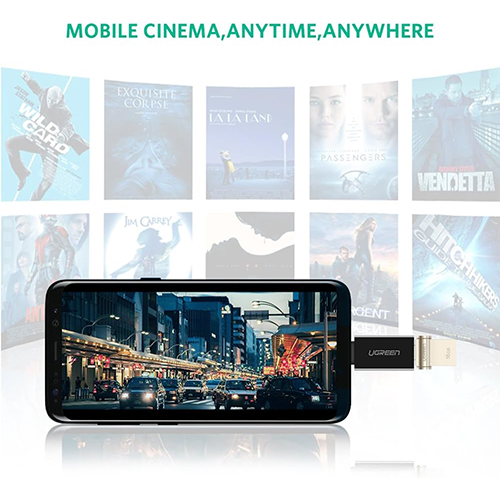 გადამყვანი - Ugreen Type-C To USB 3.0 US173 Black