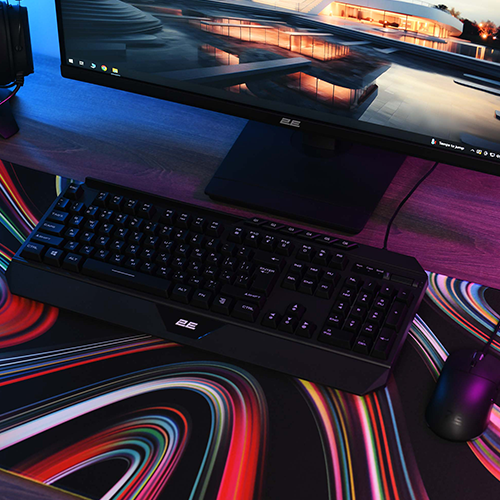 მაუსპადი - 2E Gaming Pro Speed XL Yellow - 80x45 სმ