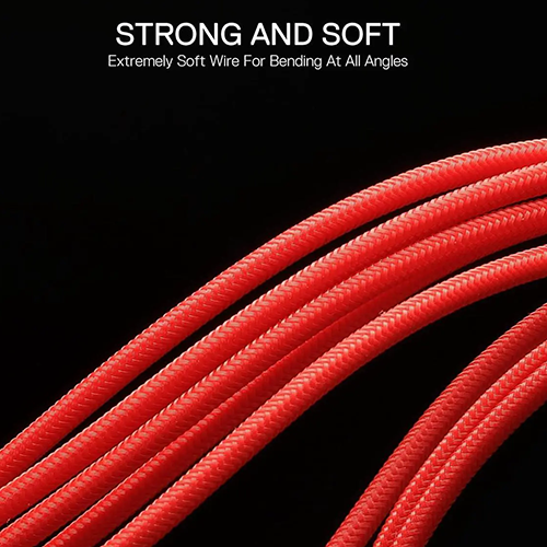 კვების ბლოკის და ვიდეო ბარათის კაბელები - Redragon GCP07 16AWG Red