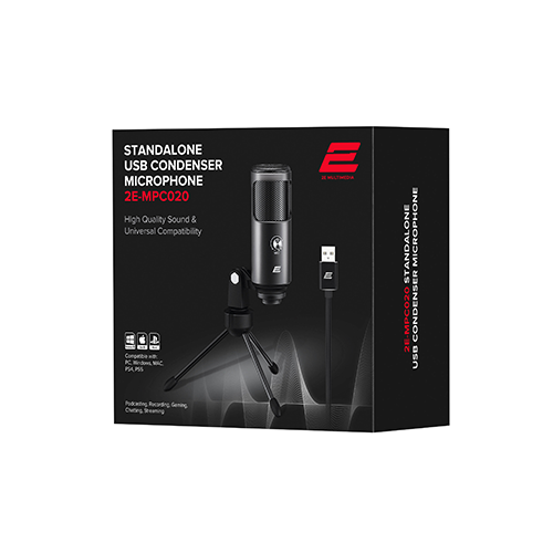 მიკროფონი - 2E MPC020 Streaming KIT USB
