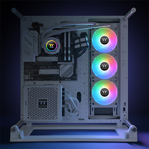 პროცესორის წყლის გაგრილება - Thermaltake TH360 V2 360 mm ARGB Snow Edition White