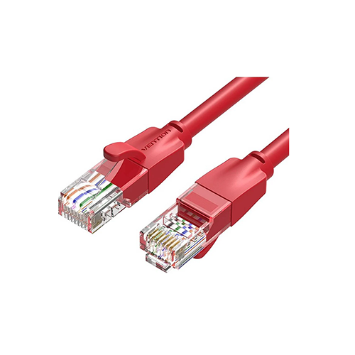 ინტერნეტის კაბელი - Vention Cat6 2მ Red