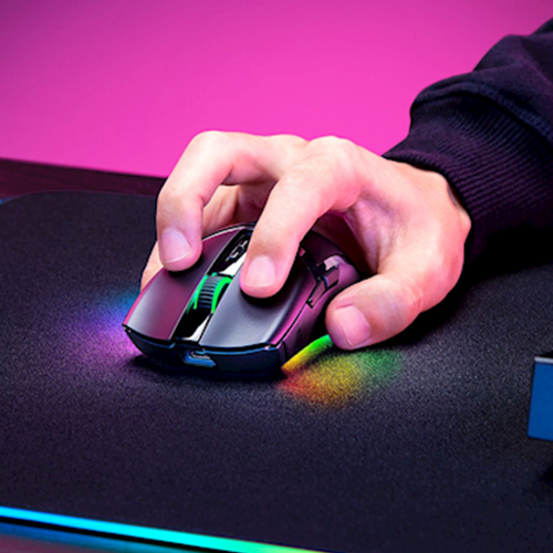 უკაბელო ტენვადი Bluetooth მაუსი - Razer Cobra Pro RGB Black WL BT