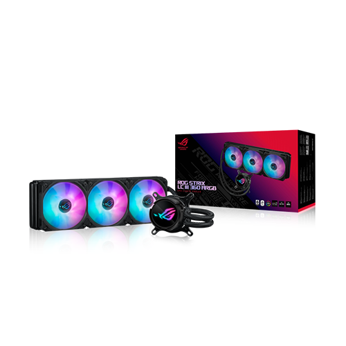 პროცესორის წყლის გაგრილება - Asus Rog Strix LC III 360 mm ARGB