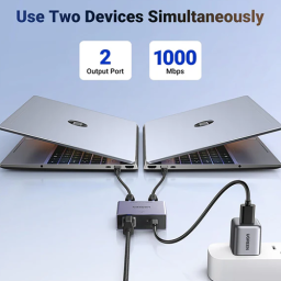 ქსელის კაბელის გადასაბმელი - Ugreen NW301 Grey