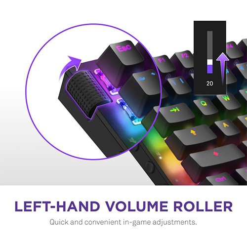 მექანიკური კლავიატურა - NZXT Function 2 Elite Mini TKL RGB Black