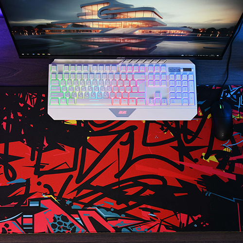 მაუსპადი - 2E Gaming Pro Speed D06 XL Multicolor - 80x45 სმ