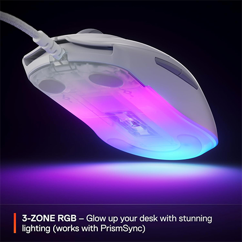მაუსი - SteelSeries Rival 3 Gen 2 RGB White