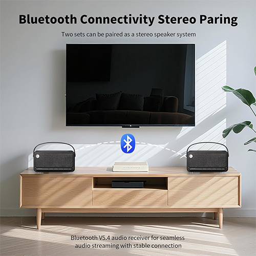 უკაბელო Bluetooth დინამიკი - Edifier MP330 40W Black