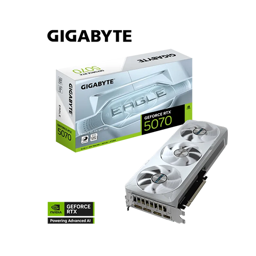 ვიდეობარათი - Gigabyte RTX 5070 12 GB Eagle Ice SFF Oc