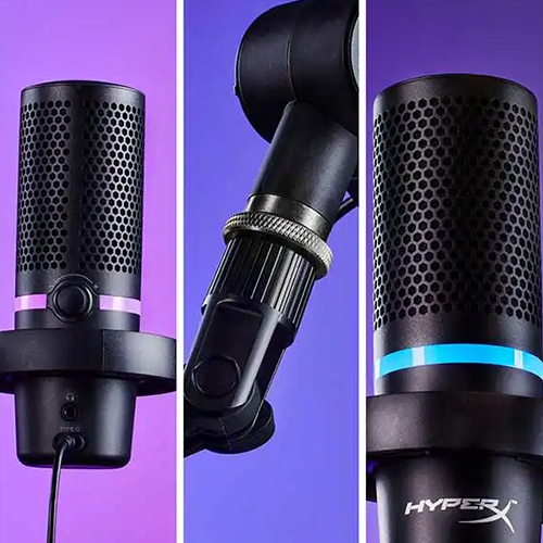 Microphone - HyperX DuoCast RGB Black