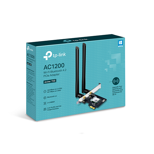 PCI WiFi მიმღები + Bluetooth 4.2 - TP-Link Archer T5E AC1200