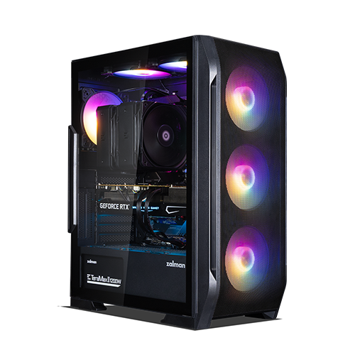 ქეისი - Zalman N7 Plus V2 Black - 1x120 Fan + 6x120 Fan ARGB