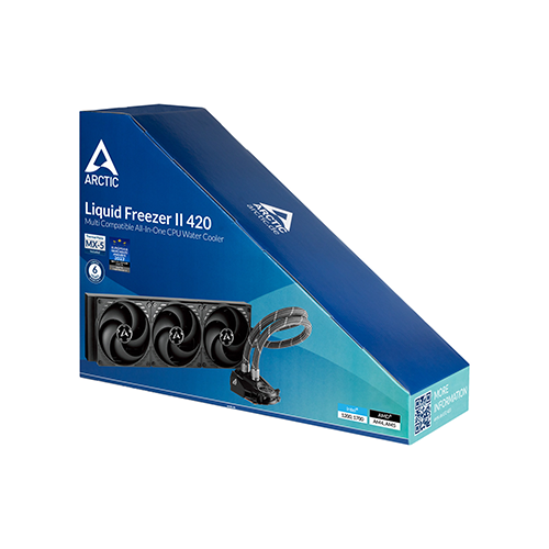 პროცესორის წყლის გაგრილება - Arctic Liquid Freezer II 420 mm