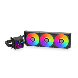 პროცესორის წყლის გაგრილება - Lian Li GA II LCD 360 mm ARGB Black