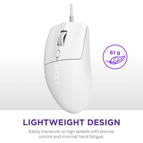 მაუსი - NZXT Lift 2 Ergo 8K White