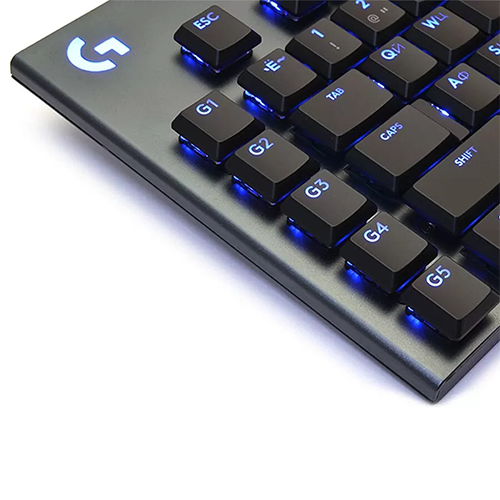 მექანიკური კლავიატურა - Logitech G815 Corded Lightsync Carbon Black