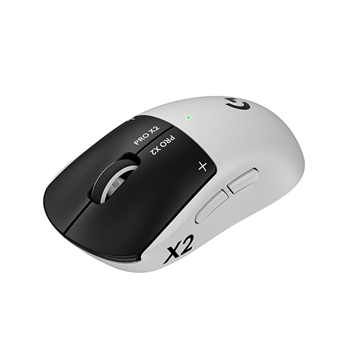 უკაბელო ტენვადი მაუსი - Logitech G Pro X2 Superstrike Rechargeable WhIte-Black WL