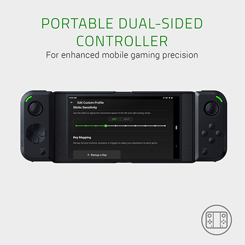 უკაბელო ჯოისტიკი - Razer Gamepad Junglecat BT USB Black