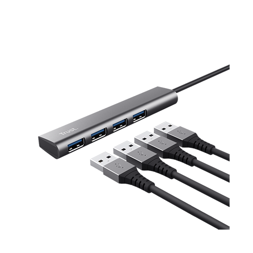 Type-C USB Hub 4 Port - Trust Halyx 3.2