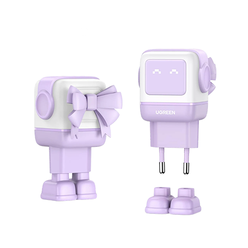 მობილურის დამტენი - Ugreen CD361 Nexode Uno RobotGaN 65 Watt Purple