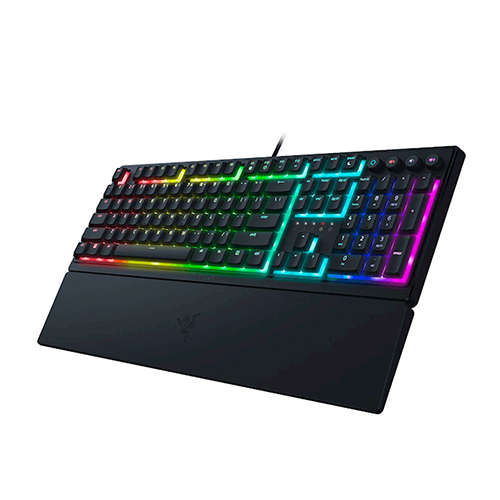 ნახევრად მექანიკური კლავიატურა - Razer Keyboard Ornata V3 RGB 104key Mecha-Membrane Switch USB EN Black