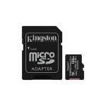 მეხსიერება - Micro SD Card Kington 128 GB + Adapter