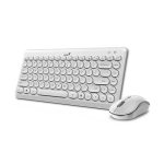 კომბო - უკაბელო კლავიატურა + მაუსი - Genius LuxeMate Q8000 Slim White