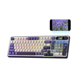 უკაბელო ტენვადი მექანიკური კლავიატურა - Royal Kludge RK S98 Chartreuse Switch Blackberry WL BT