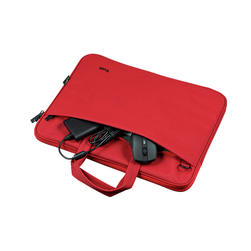 ნოუთბუქის ჩანთა - Trust Bologna Bag Eco Red For 16 Inch