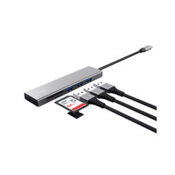 Type-C USB Hub 3 Port - Trust Halyx + Card Reader