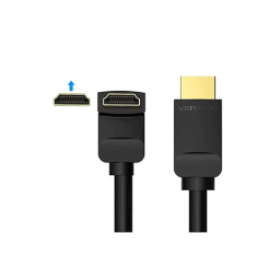 HDMI კაბელი - Vention 5მ Right Angle 270 Degree