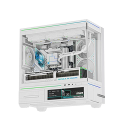 ქეისი - Thermal Right TL-M10 White - 4x120 Fan ARGB