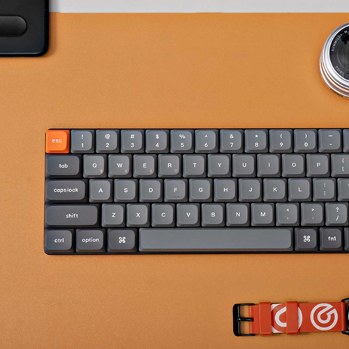 უკაბელო ტენვადი მექანიკური კლავიატურა - Keychron K7 84 Key RGB Gateron Brown Switch Rechargeable WL BT