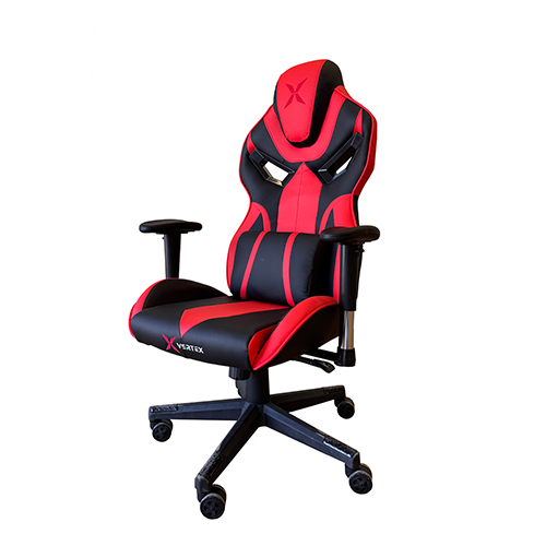 კომპიუტერის სკამი - Vertex Dominor Gaming Chair Black-Red