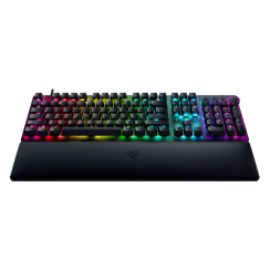 მექანიკური კლავიატურა - Razer Huntsman V2 RGB 108key Red Switch USB EN Black