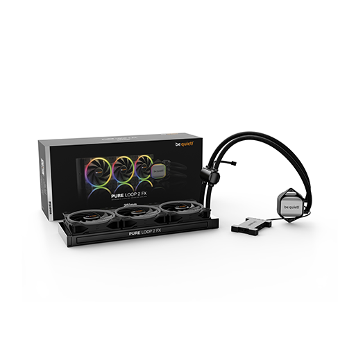 პროცესორის წყლის გაგრილება - Be Quiet Pure Loop2 FX PWM Black BW015 ARGB
