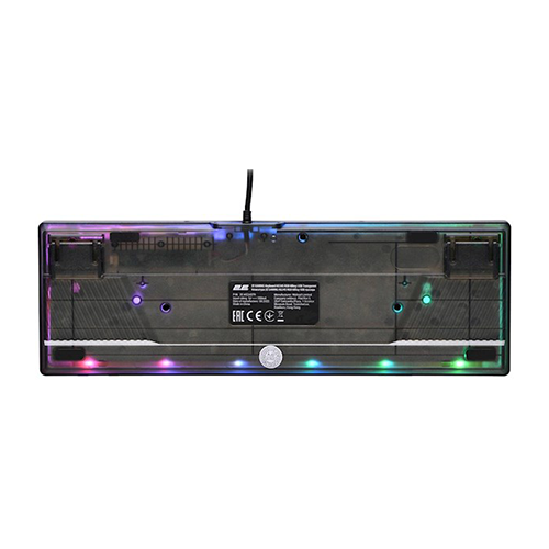 კლავიატურა - 2E KG345 RGB USB Transparent